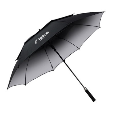 30'' Double Layer Silver Coated Wind-Proof Golf Umbrella 01