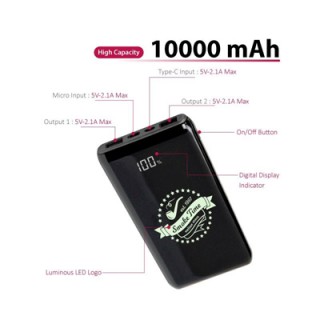 Luminous Light Up Logo Power Bank - 10000mAh 03