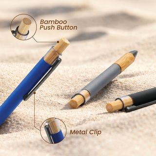 BAMBURO Press Action Aluminum Ball Pen 04