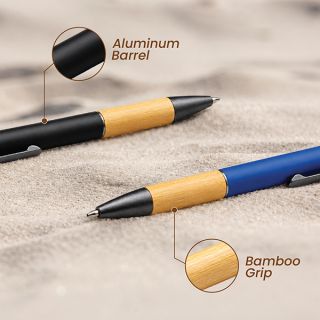 BAMBURO Press Action Aluminum Ball Pen 03