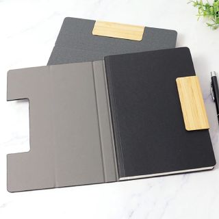 Bamburo PU Executive Notebook with Phone Stand 05