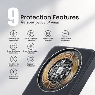 BASEUS EnerFill FM11 Ultra-Mini Magnetic Power Bank 22.5w - 10000mAh 08