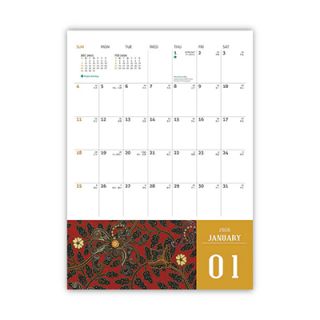 Batik Wire-O Desk Calendar 2026 02