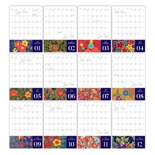 Batik Wire-O Desk Calendar 2027 04
