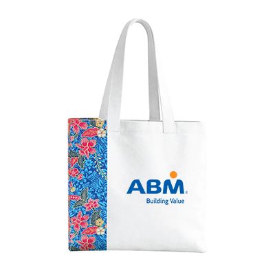 Batik Bloom Canvas Bag - 12oz (400x380x100)