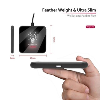 LED Light Up Logo - Mirror Surface 10W Fast Charging Wireless Charger II 03