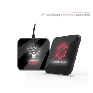 LED Light Up Logo - Mirror Surface 10W Fast Charging Wireless Charger II 04