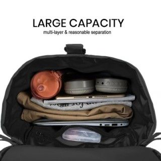 HYKE Travel Nylon Duffel 2 Way Bag 05