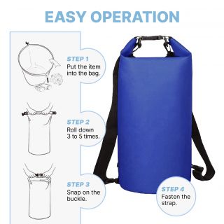 BEACH - Waterproof Polyester Dry Bag - 10L 06