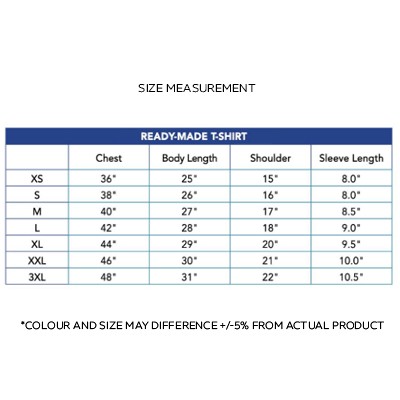 ES Tubular Round Neck 200gsm Cotton T-Shirt 08