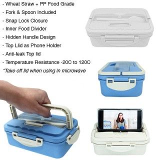 Bento Eco-Wheat Lunch Box - 1L 09
