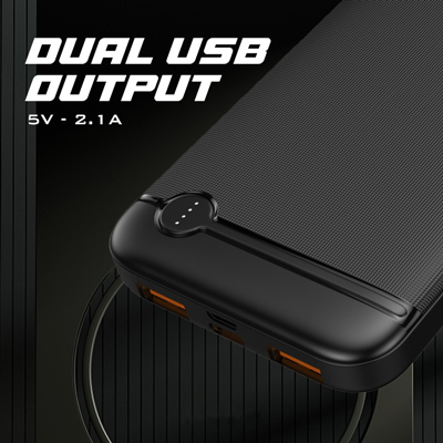 Mini Portable Dual Output Power Bank - 10000mAh 07