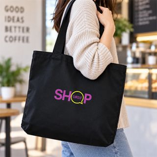 Black Promo Canvas Bag - 10oz (310x340x100) 02