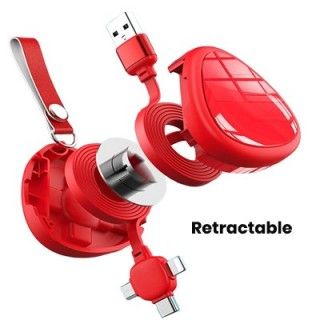 BLISS 3-in-1 Retractable USB Fast Charging Cable 04