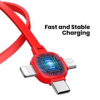 BLISS 3-in-1 Retractable USB Fast Charging Cable 06