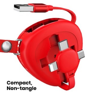 BLISS 3-in-1 Retractable USB Fast Charging Cable 07