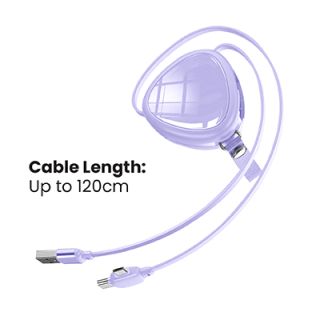 BLISS 3-in-1 Retractable USB Fast Charging Cable 08