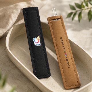 Borosilicate Glass Straw (8x215) with Straw Felt Pouch Set 03
