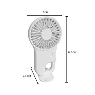BUCKLE 3 Speed Mini Fan with Stand - 500mAh 08