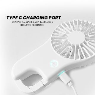 BUCKLE 3 Speed Mini Fan with Stand - 500mAh 04