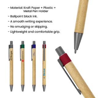 BUMBLE Eco Paper Press Action Ball Pen 09