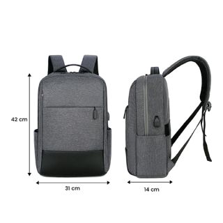 Business Laptop Backpack with External USB Port 08