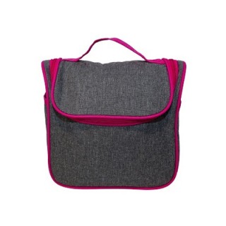 Two Tone Nylon Toiletries Bag