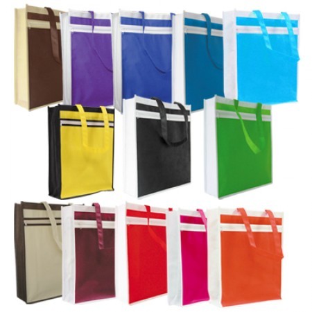 Dual Colour Non-Woven with Zippered (330x385x100) 14