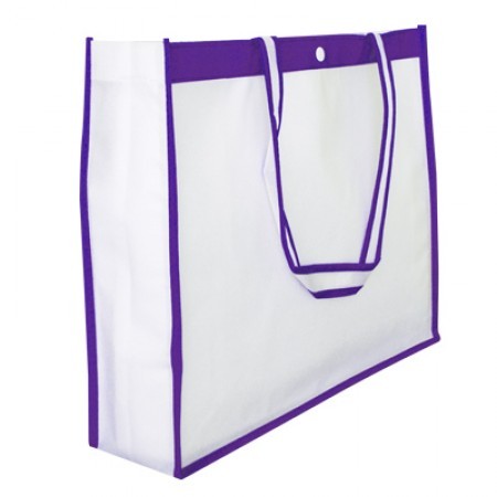Grocery Non-Woven Bag with Button - 100gsm (400x330x100) 05