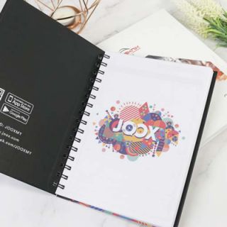 Custom Wire-O Chipboard Notebook - A5 Size 07