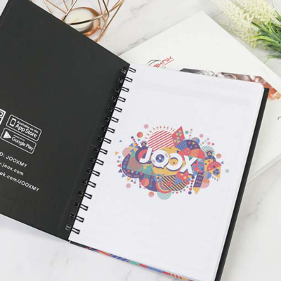Custom Wire-O Chipboard Notebook - A5 Size 08