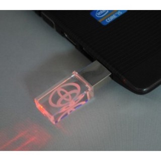 Elegant 60mm LED Crystal USB Drive - 4GB 03