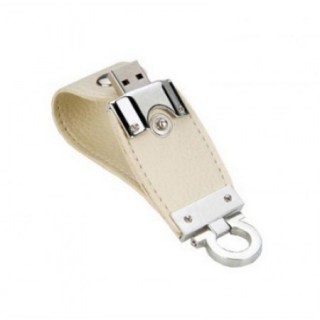 Button Flap Leather USB Flash Drive - 4GB 08