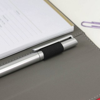 Trifold Metal Executive PU Organizer 05