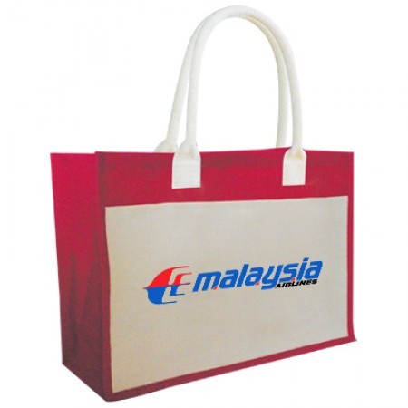 2 Tone Chow Jute Bag (430x350x150) 01