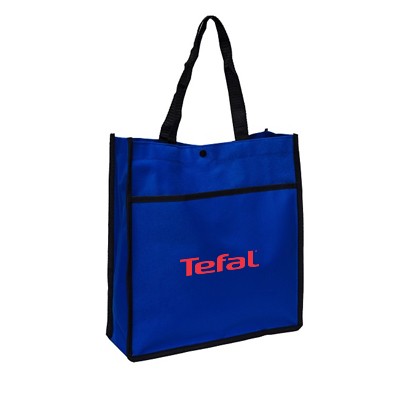 Black Lining Nylon Tote Bag (345x320x105) 01