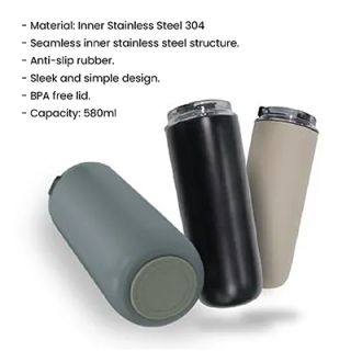 CASSEY Stainless Steel Thermos Tumbler - 580ml 09