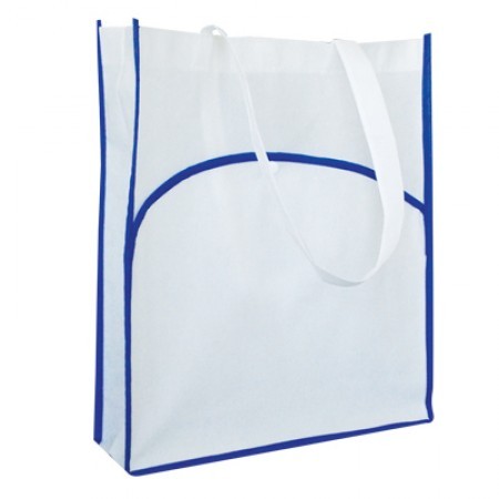 Vibrant Eco-Tote Bag with Pocket - 100gsm (340x390x100) 07