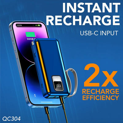 Super Quick Charge Power Bank USB Type C - 10000mAh 10