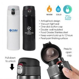 Lock Tech II Stainless Steel Vacuum Thermos Flask - 500ml 04