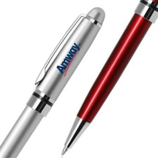 Cambridge - Push Action Ball Plastic Pen -Black Ink 03