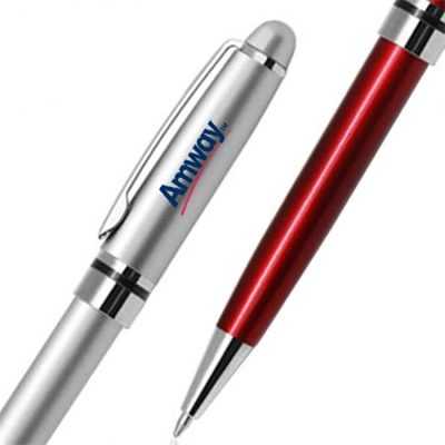 Cambridge - Push Action Ball Plastic Pen -Black Ink 04
