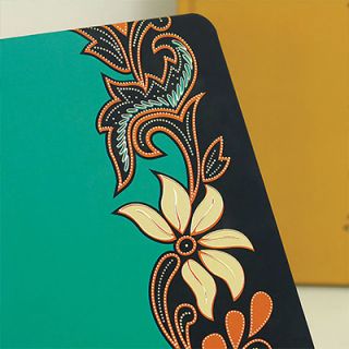 Chanting Batik Stamping Hard Cover Executive - A5 Size 08