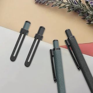 CHROME Coated Aluminum Press Action Ball Pen 04