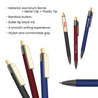 CLIPP Press Action Aluminum Ball Pen 07