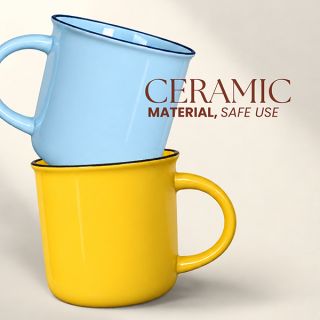 COLOR Retro Ceramic Mug - 320ml 04