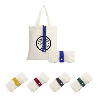 COLOR Strap Foldable Canvas Bag - 8oz (340x400)