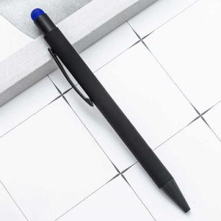 COLOUR Press Action Metal Ball Pen with Stylus 06