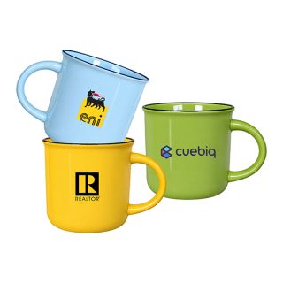 COLOUR Retro Rim Ceramic Mug - 320ml 01