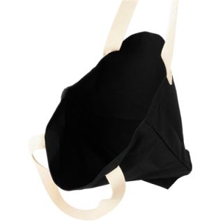 Colour Strip Black Canvas Bag - 10oz (340x310x100) 04